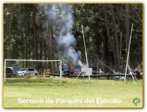 Barbecue Area and Football Field