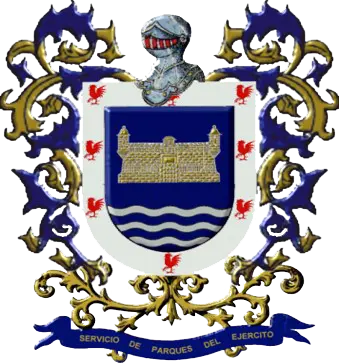 Heraldic emblem of the Army Parks Service of Uruguay