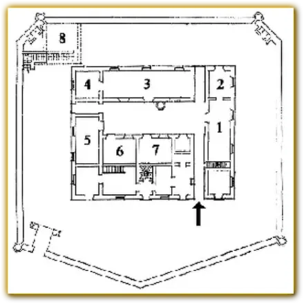 Plano histórico de la Fortaleza del Cerro